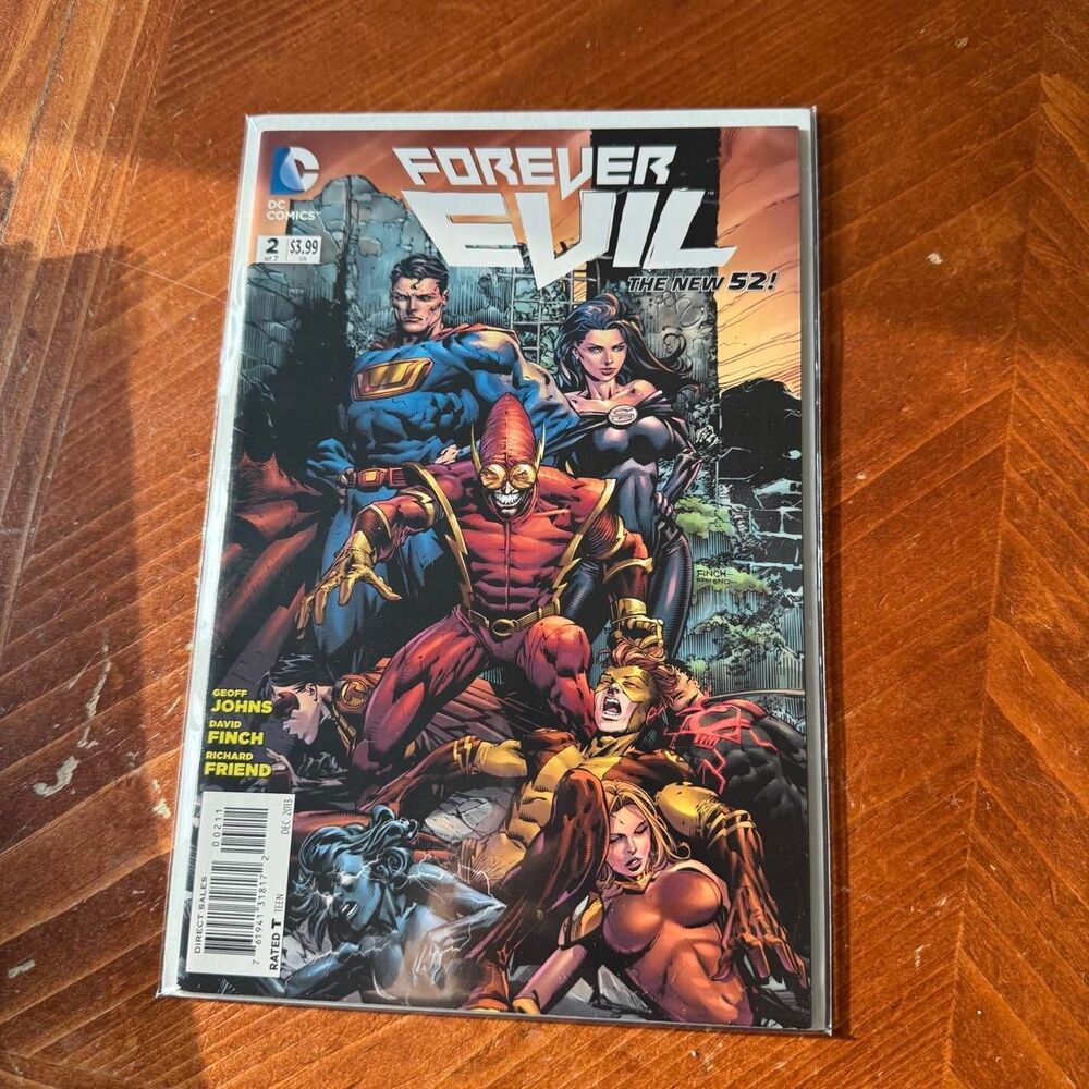 Forever Evil Geoff Johns Edition First Print December 2013 Vol 1 Issue 2 Crime